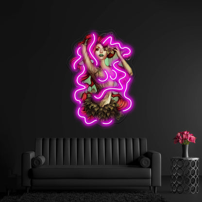 Natural Beauty Artwork Neon Sign Led