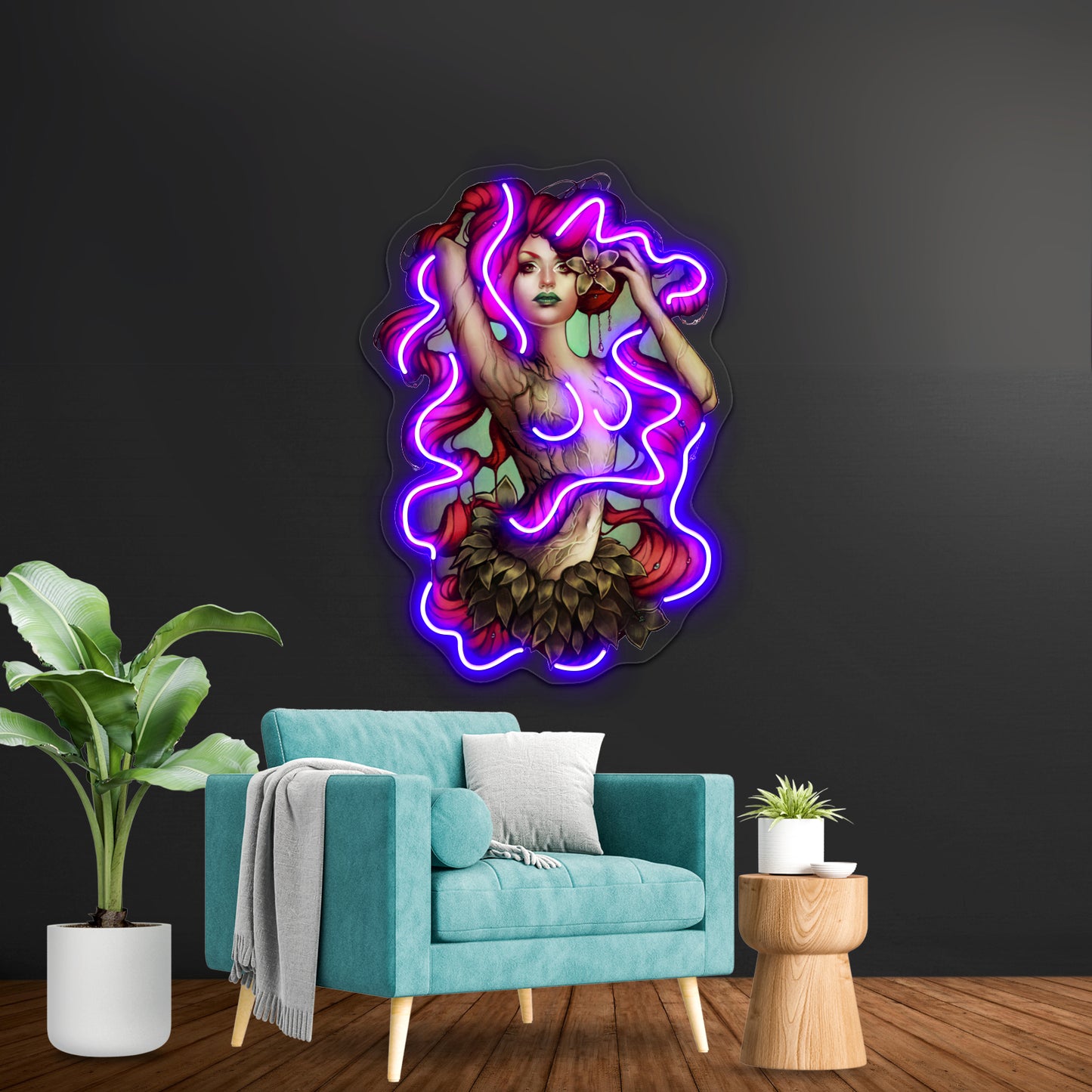 Natural Beauty Artwork Neon Sign Led