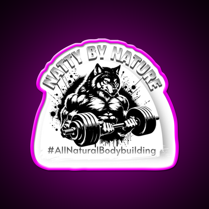 Natural Bodybuilding Exercise Gym Fitness Led Neon Sign Rgb Color