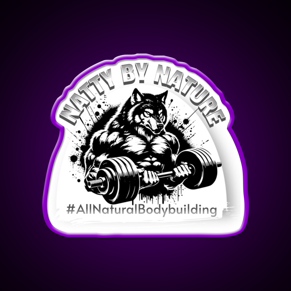 Natural Bodybuilding Exercise Gym Fitness Led Neon Sign Rgb Color