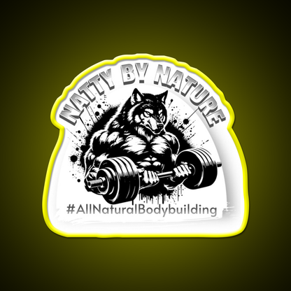 Natural Bodybuilding Exercise Gym Fitness Led Neon Sign Rgb Color