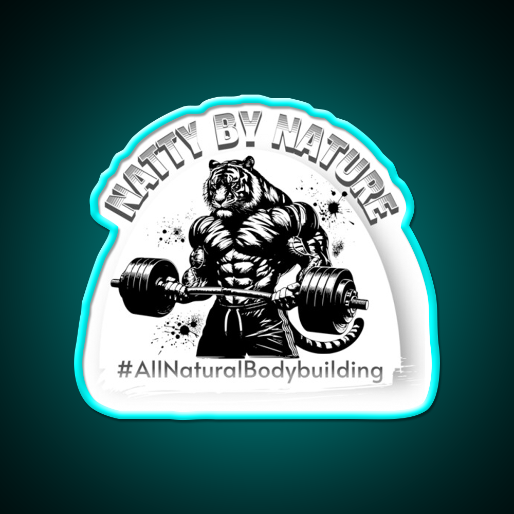 Natural Bodybuilding Gym Fitness Led Neon Sign Rgb Color