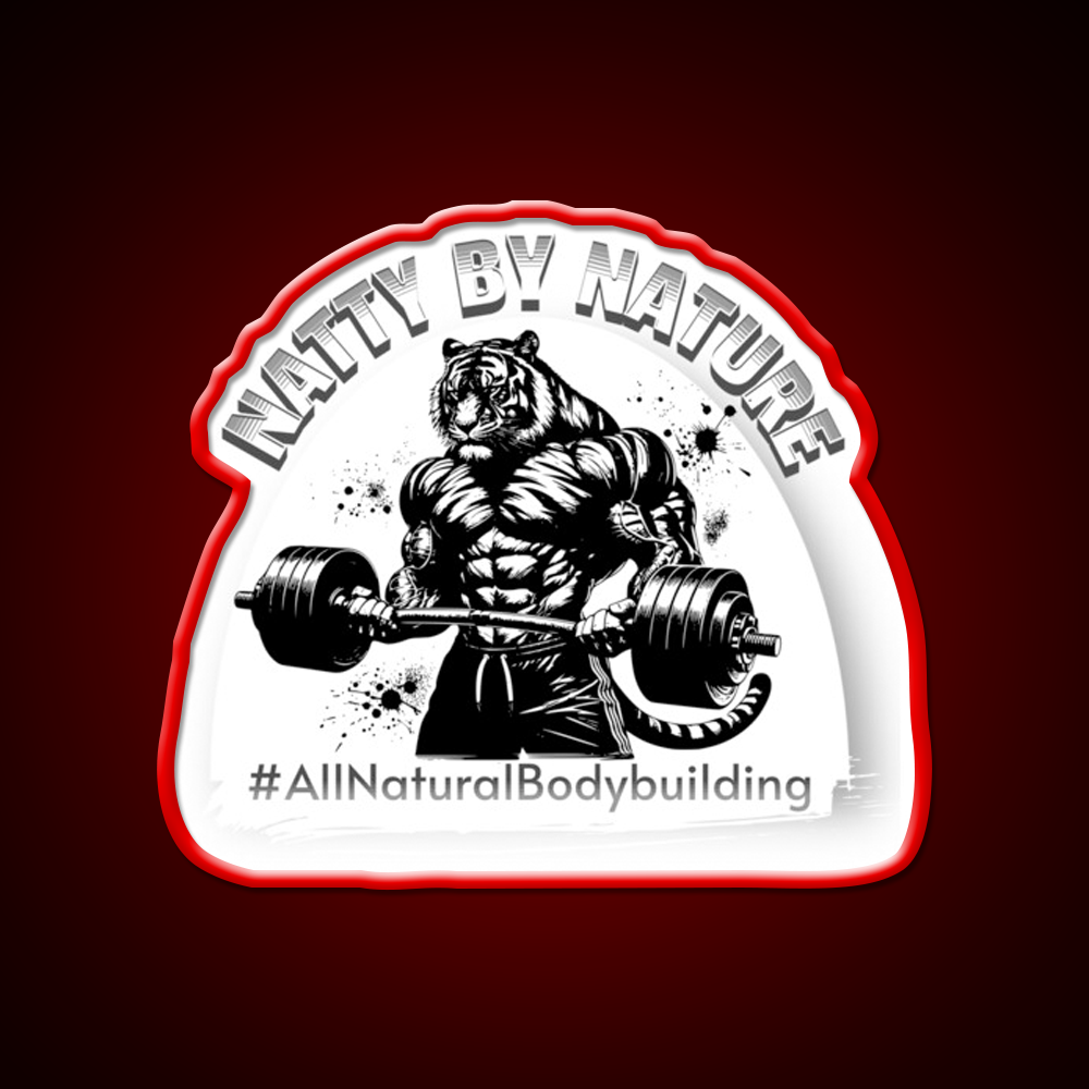 Natural Bodybuilding Gym Fitness Led Neon Sign Rgb Color