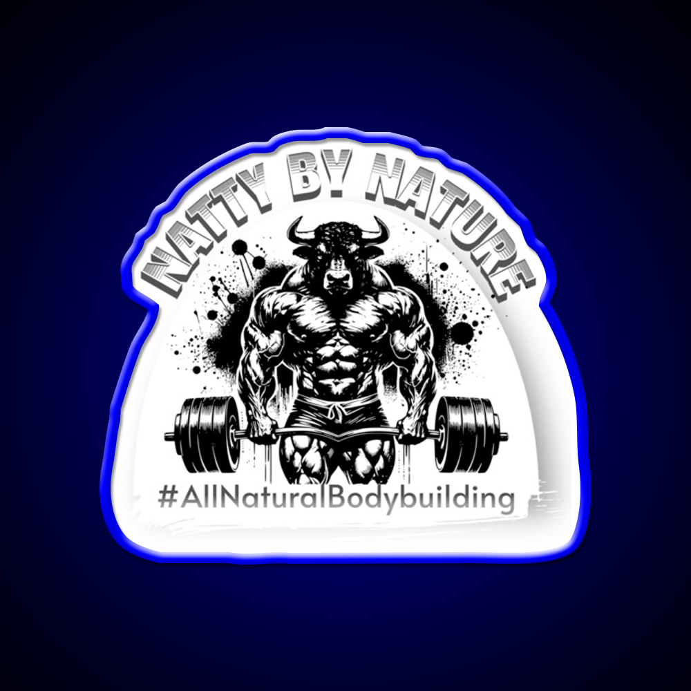 Natural Bodybuilding Vegan Sport Gym Fitness Led Neon Sign Rgb Color