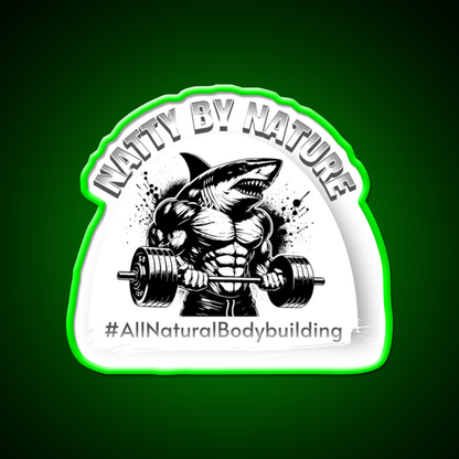 Natural Bodybuilding Vegan Sport Gym Fitness Led Neon Sign Fitness Room Sign Rgb Color