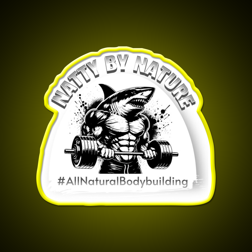 Natural Bodybuilding Vegan Sport Gym Fitness Led Neon Sign Fitness Room Sign Rgb Color