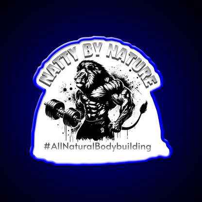 Natural Bodybuilding Vegan Sport Gym Fitness Led Neon Sign Gym Room Sign Rgb Color