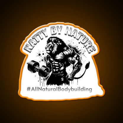 Natural Bodybuilding Vegan Sport Gym Fitness Led Neon Sign Gym Room Sign Rgb Color