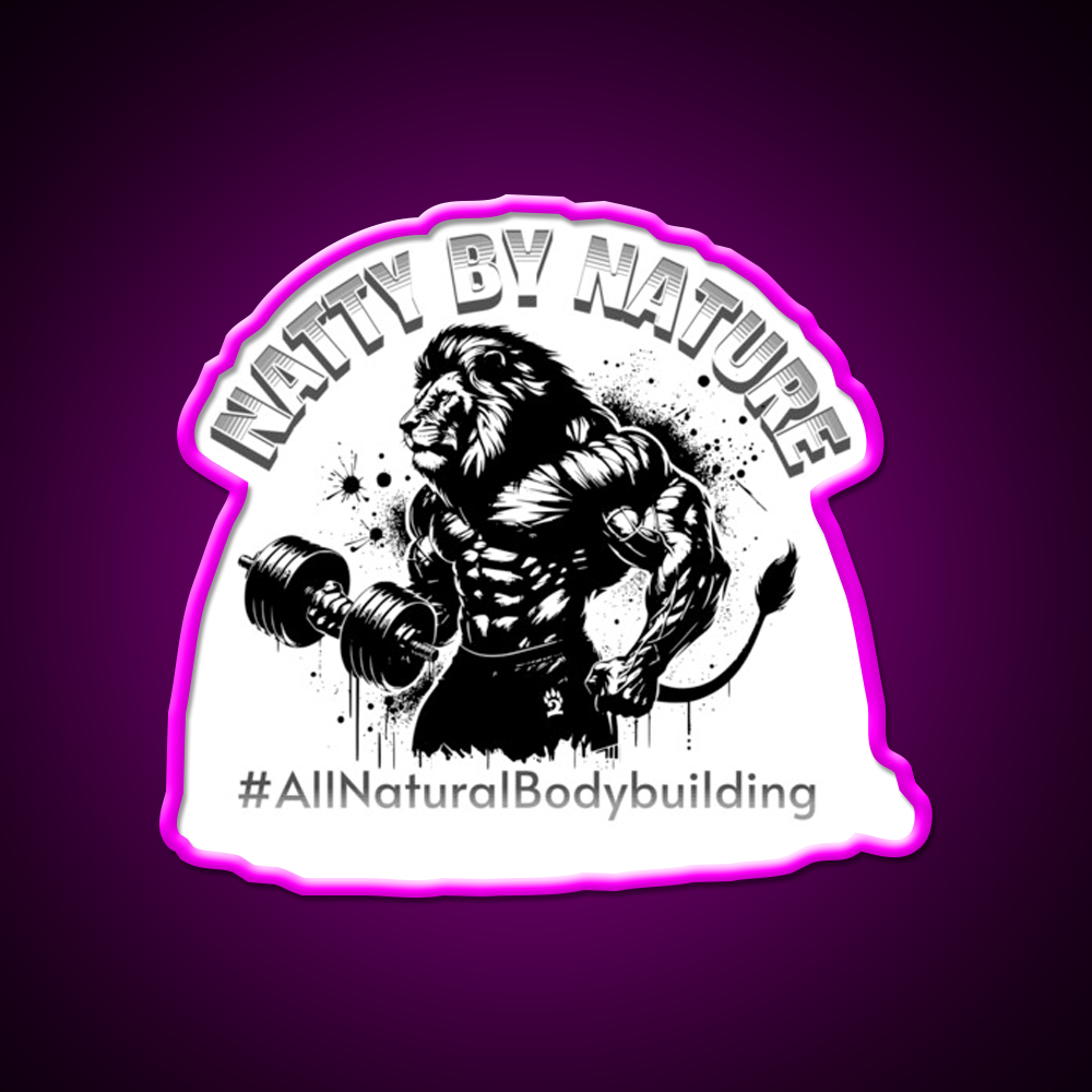 Natural Bodybuilding Vegan Sport Gym Fitness Led Neon Sign Gym Room Sign Rgb Color