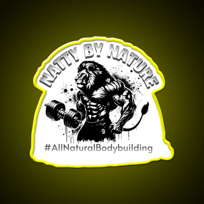 Natural Bodybuilding Vegan Sport Gym Fitness Led Neon Sign Gym Room Sign Rgb Color