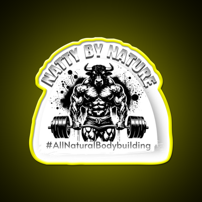 Natural Bodybuilding Vegan Sport Gym Fitness Led Neon Sign Rgb Color