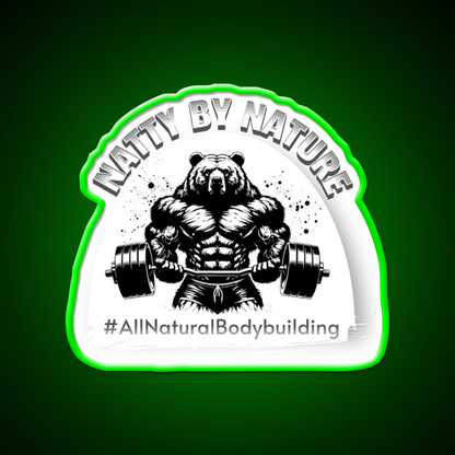 Natural Bodybuildingexercise Gym Fitness Led Neon Sign Rgb Color