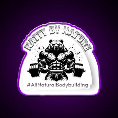 Natural Bodybuildingexercise Gym Fitness Led Neon Sign Rgb Color