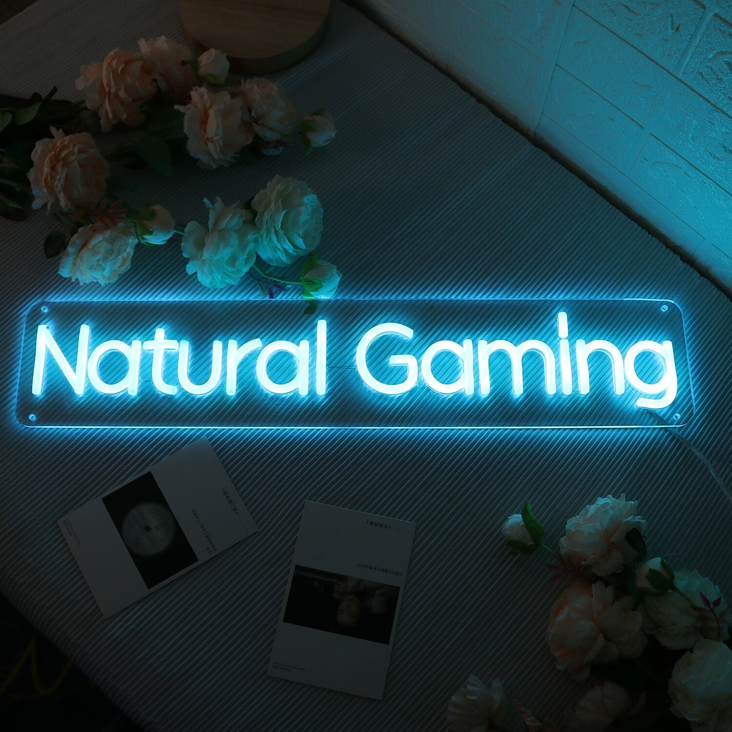 Natural Gaming Blue Led Neon Sign - Shineneon