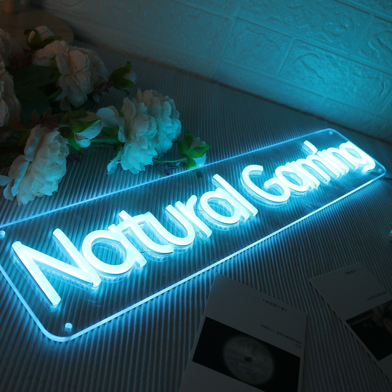 Natural Gaming Blue Led Neon Sign - Shineneon