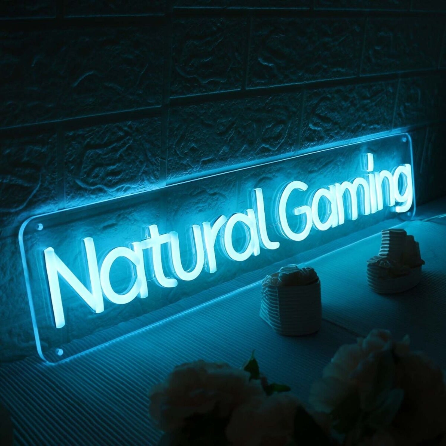 Natural Gaming Blue Led Neon Sign - Shineneon