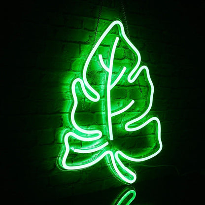 Natural Leaf Led Neon Sign For Indoor Wall Decor - Shineneon