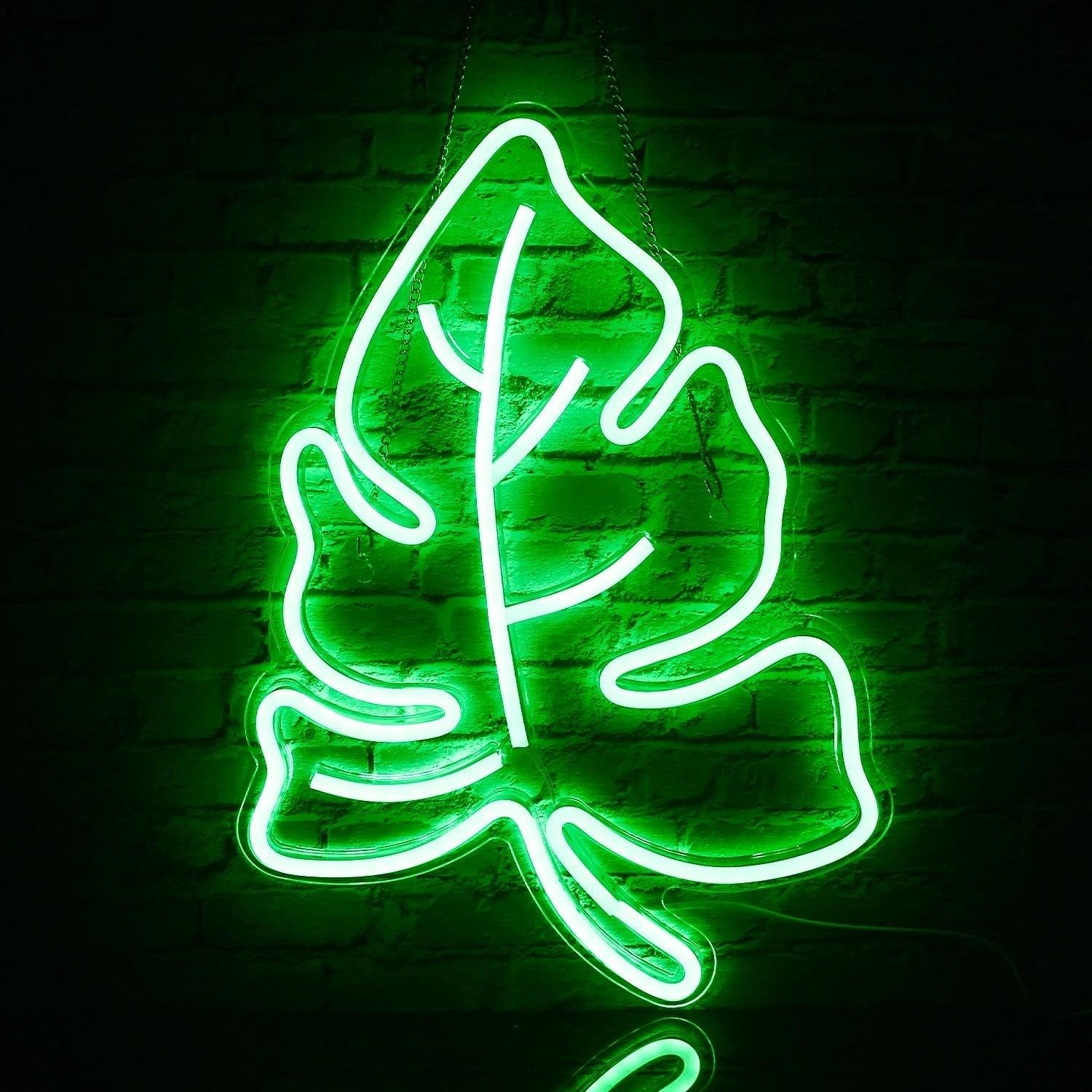 Natural Leaf Led Neon Sign For Indoor Wall Decor - Shineneon