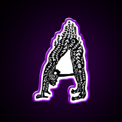 Nature Yoga Gobin A Yoga Led Neon Sign For Wellness Space Rgb Color