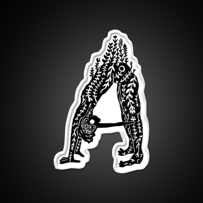 Nature Yoga Gobin A Yoga Led Neon Sign For Wellness Space Rgb Color