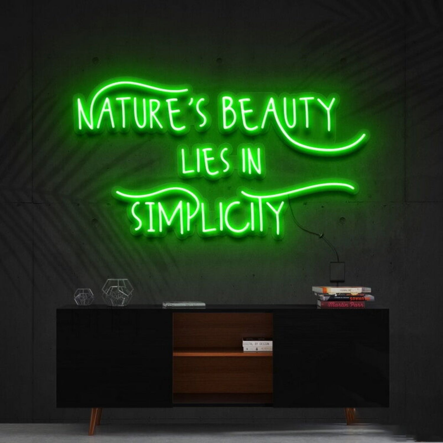 Natures Beauty Lies In Simplicity Led Neon Sign | Shineneon