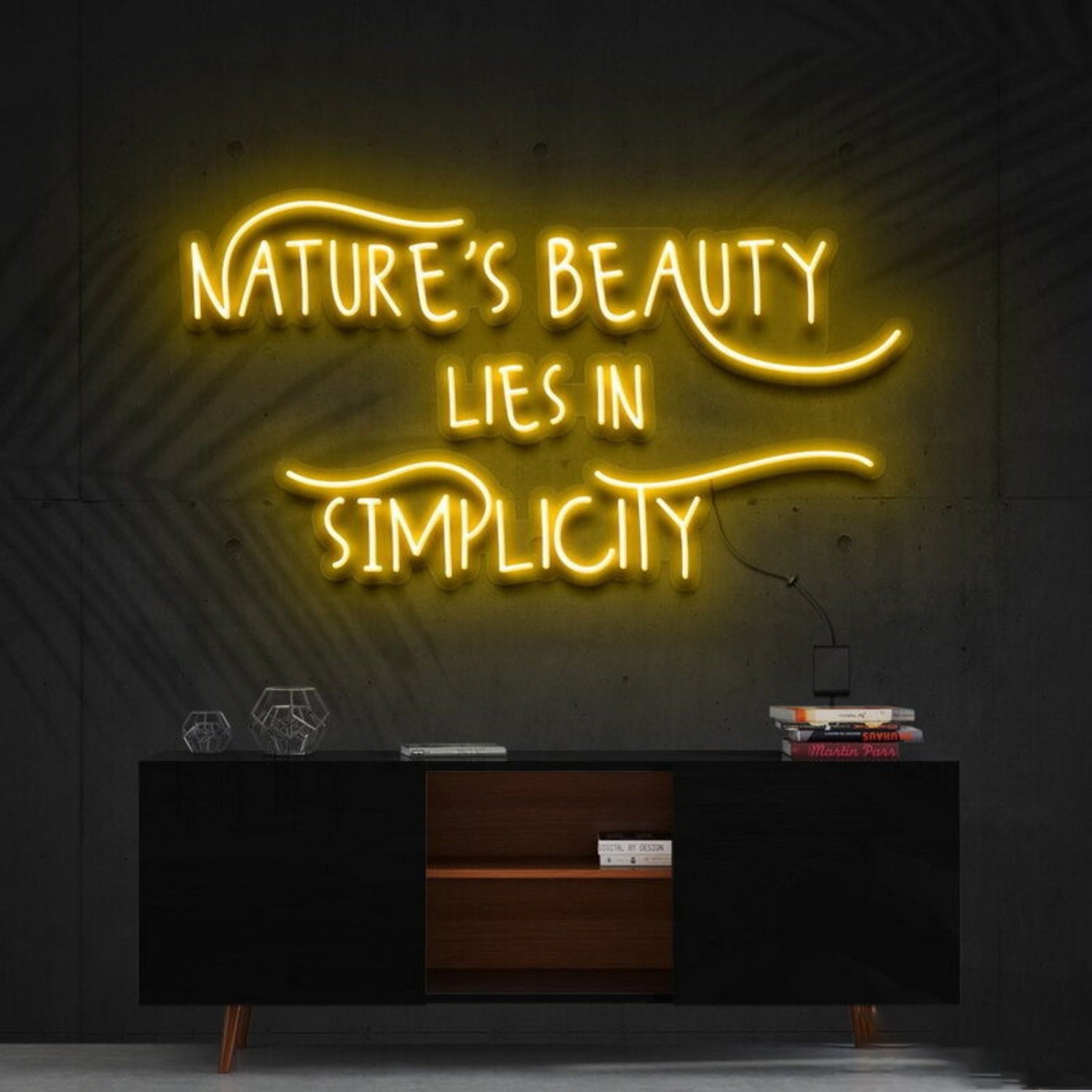 Natures Beauty Lies In Simplicity Led Neon Sign | Shineneon