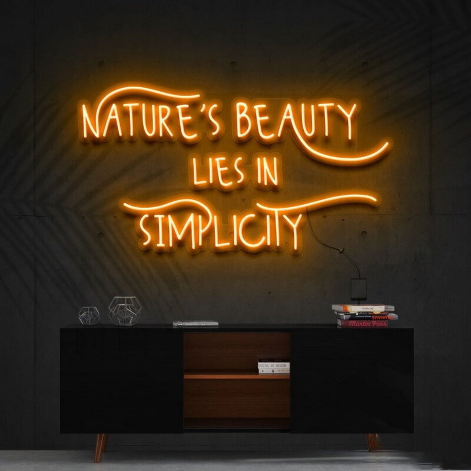 Natures Beauty Lies In Simplicity Led Neon Sign | Shineneon