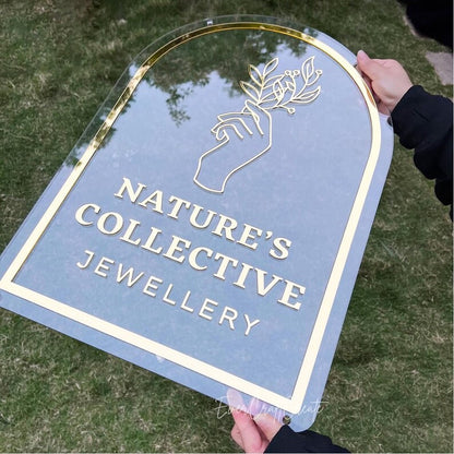 Natures Collective Jewellery Acrylic Business Logo Sign - Shineneon