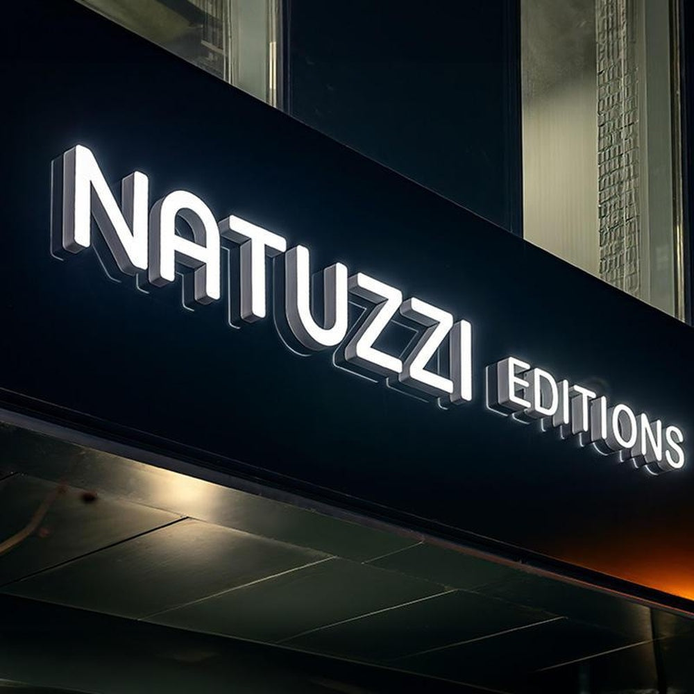 Natuzzi Editions 3D Frontlit Letters Metal Led Sign