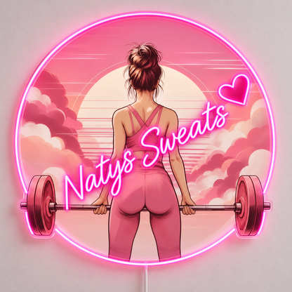 Natys Sweats Custom LED Neon Sign