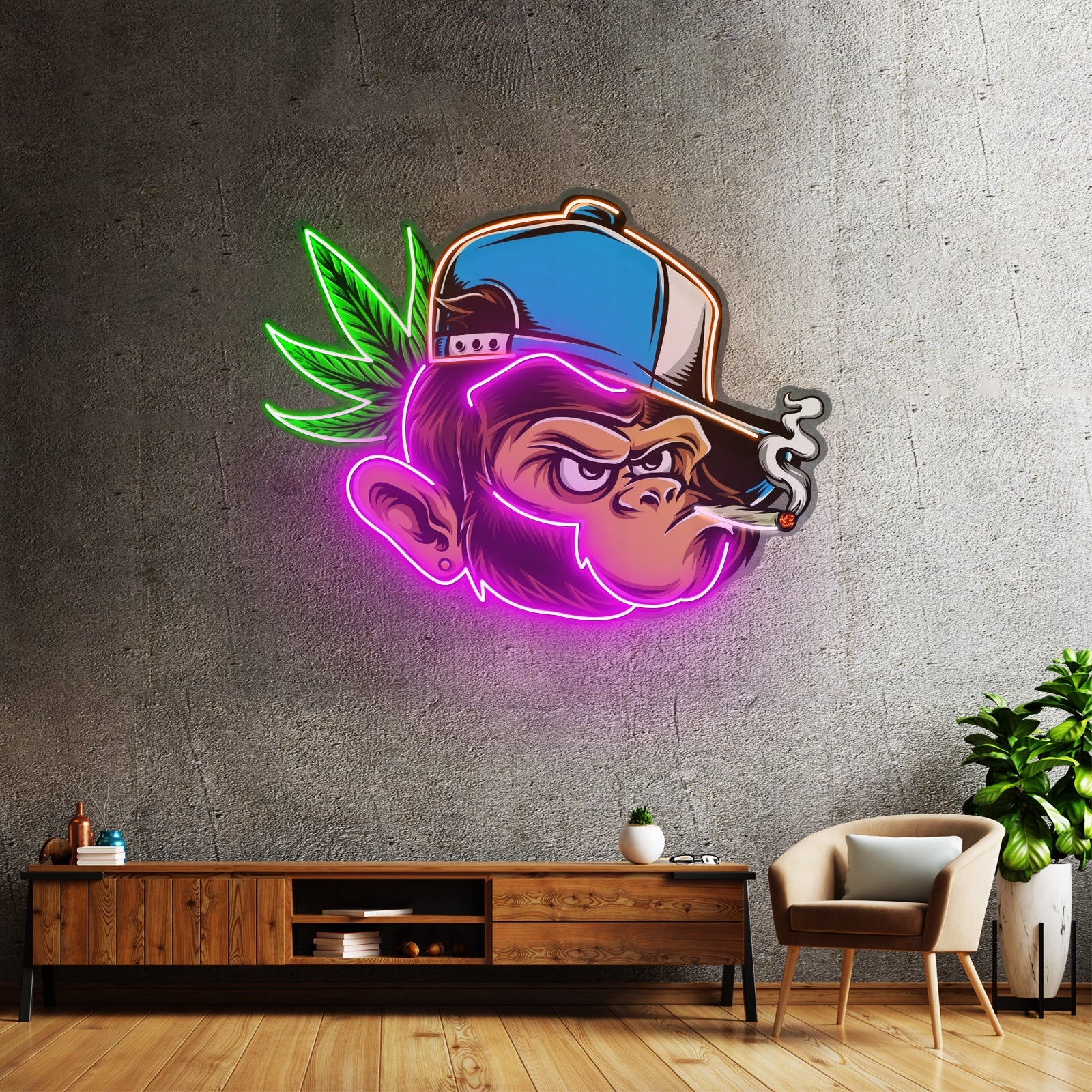 Naughty Monkey Led Neon Sign Light Custom Led Signs - Shineneon