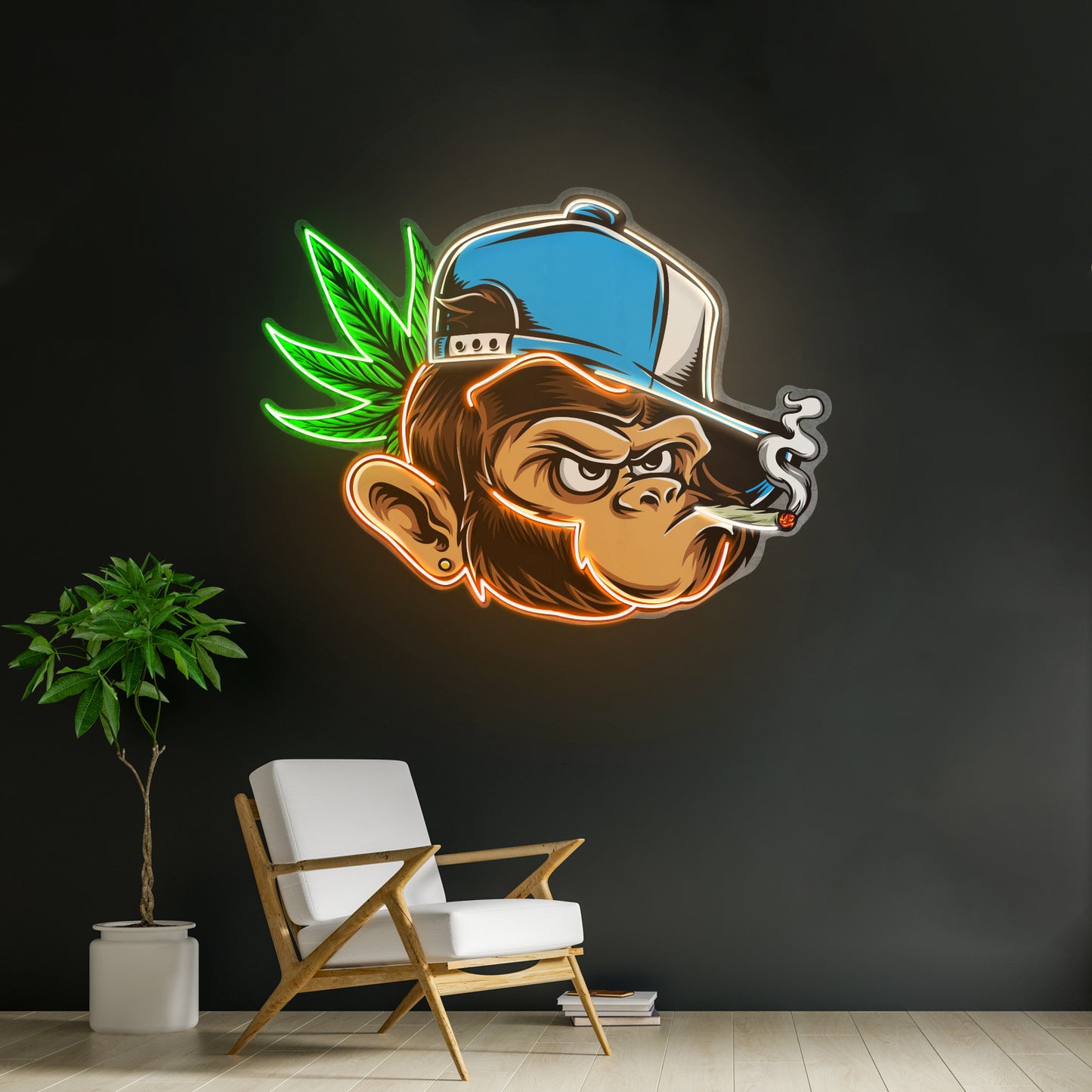 Naughty Monkey Led Neon Sign Light Custom Led Signs