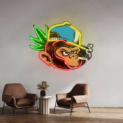 Naughty Monkey Led Neon Sign Light Custom Led Signs