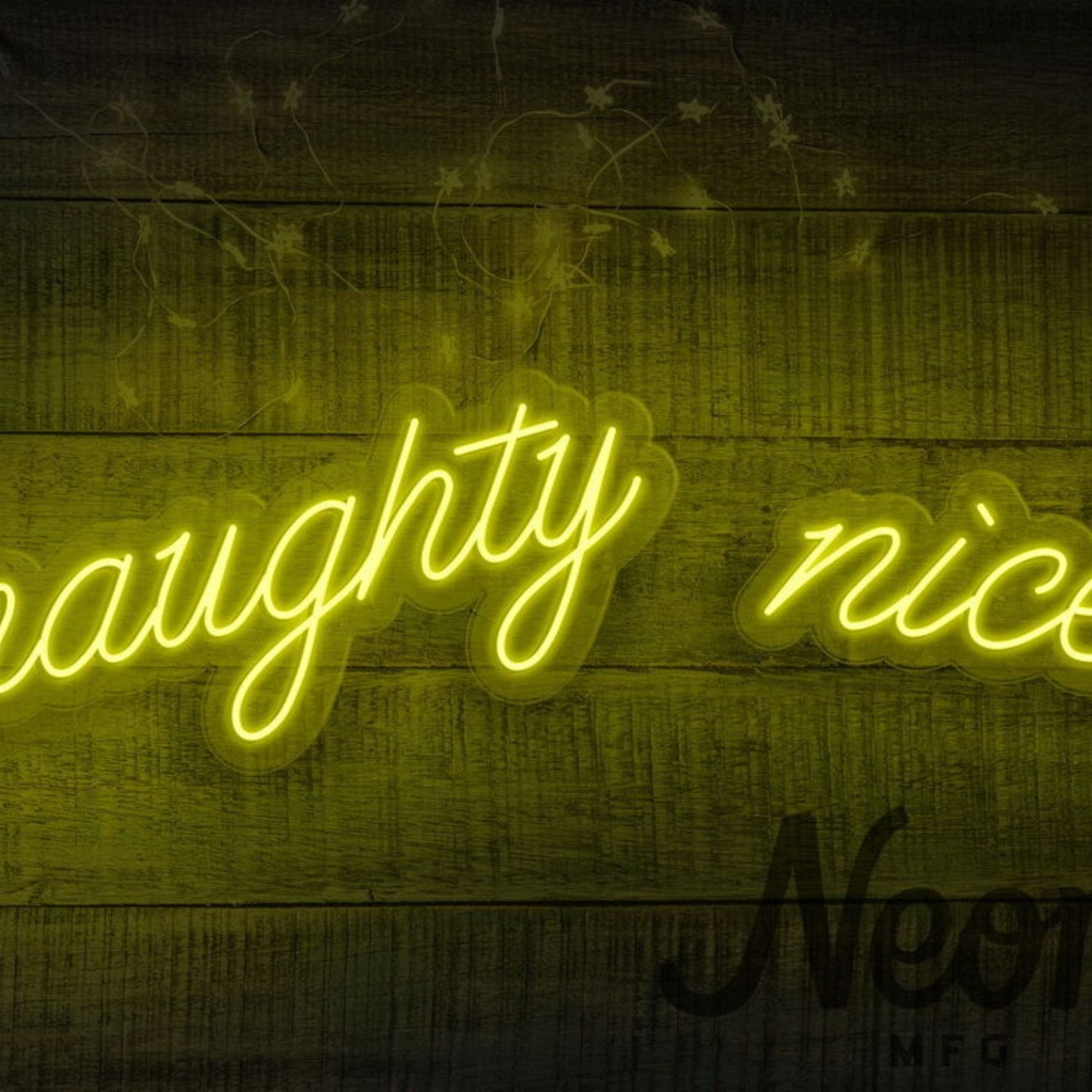 Naughty Nice Neon Sign For Festive And Fun Spaces | Shineneon