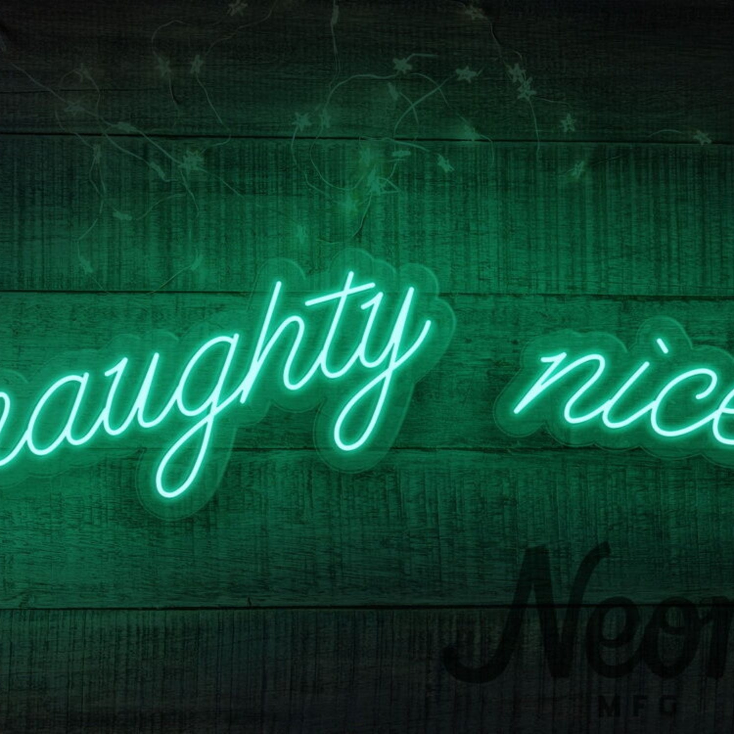 Naughty Nice Neon Sign For Festive And Fun Spaces | Shineneon