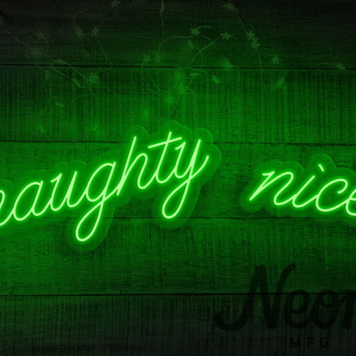 Naughty Nice Neon Sign For Festive And Fun Spaces | Shineneon