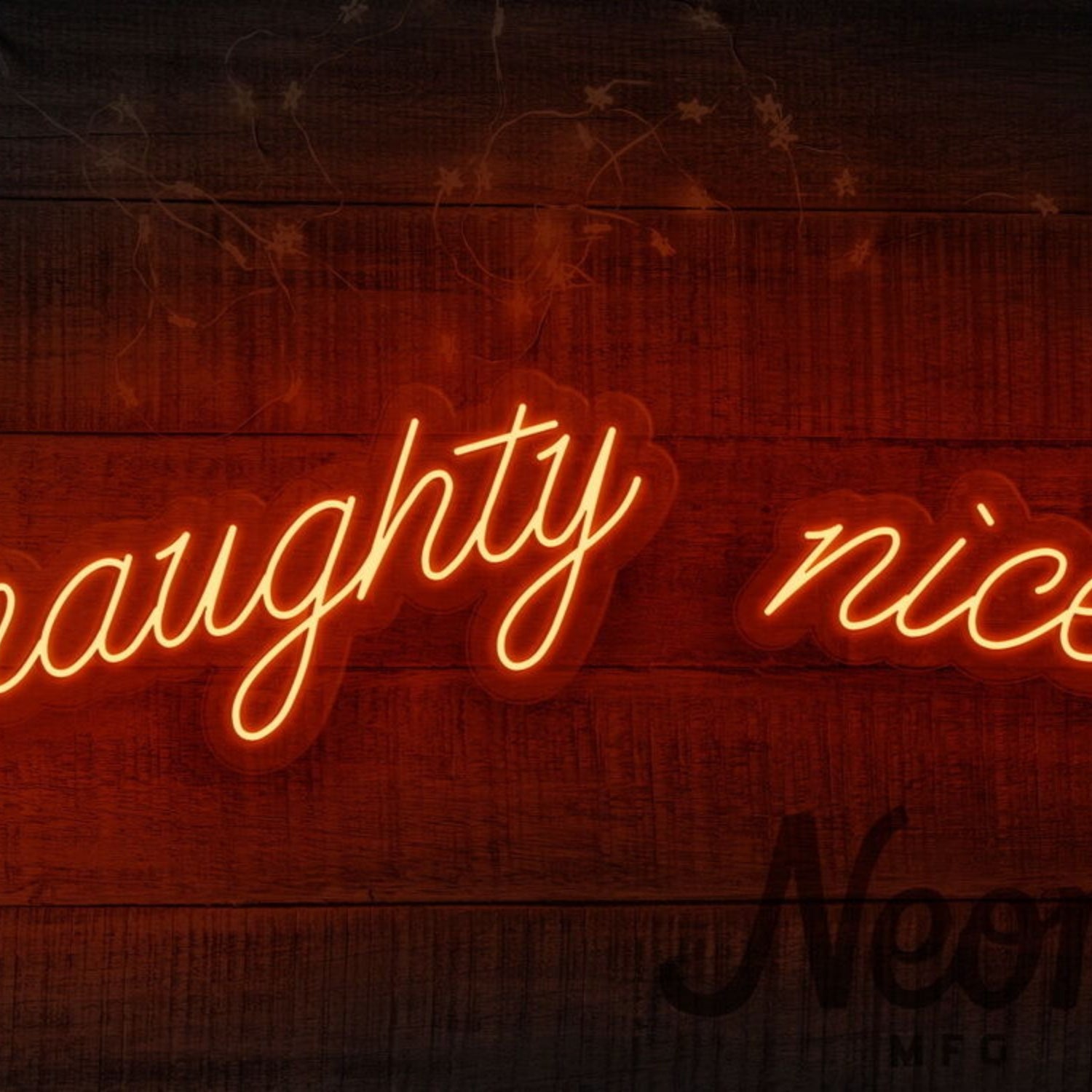 Naughty Nice Neon Sign For Festive And Fun Spaces | Shineneon