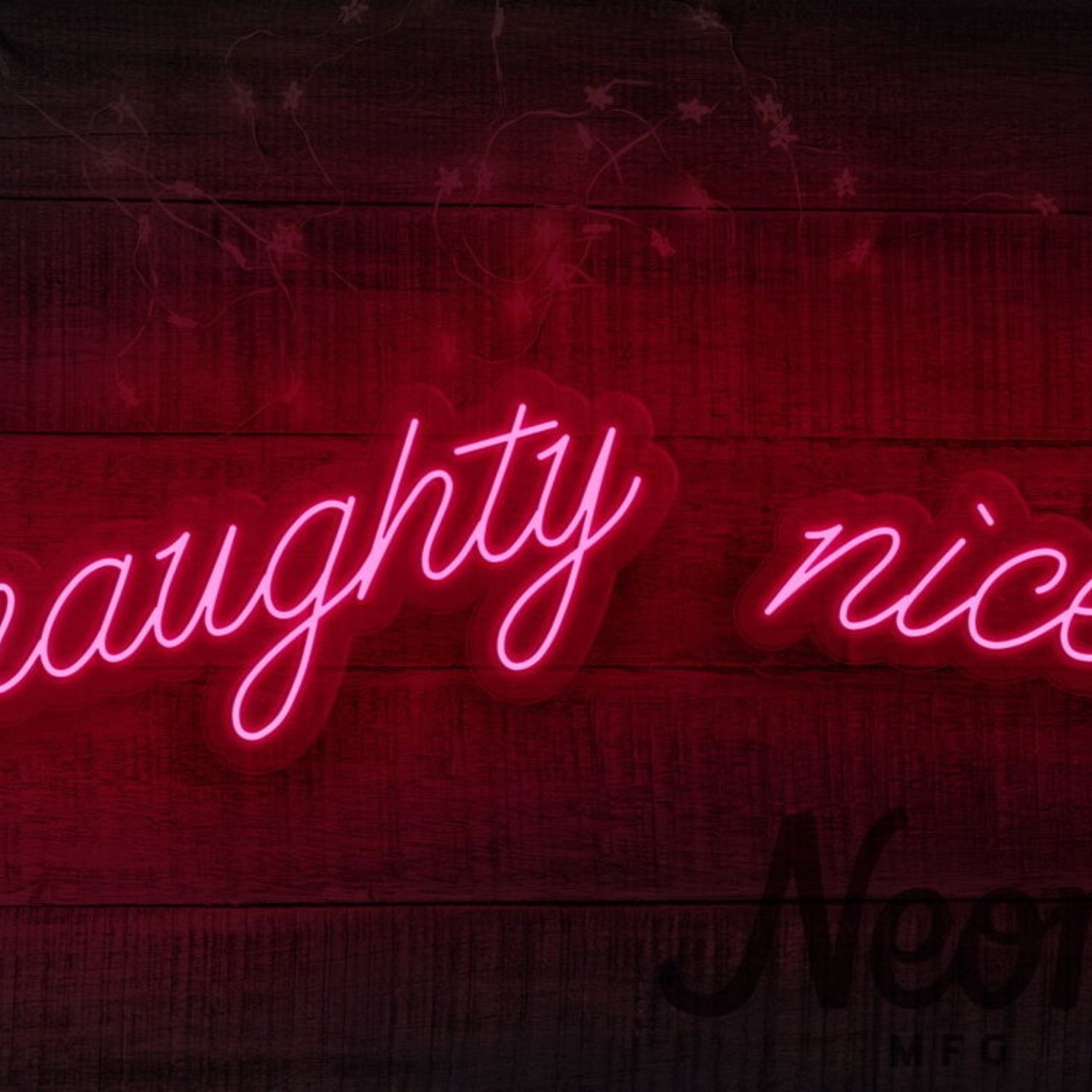 Naughty Nice Neon Sign For Festive And Fun Spaces | Shineneon
