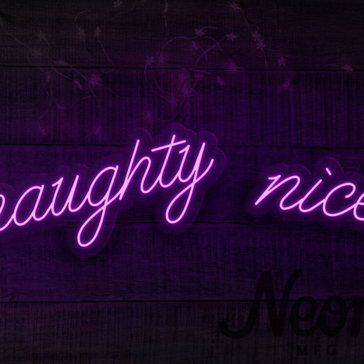 Naughty Nice Neon Sign For Festive And Fun Spaces | Shineneon