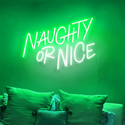 Naughty Or Nice Illuminate Your With Neon Charm | Shineneon