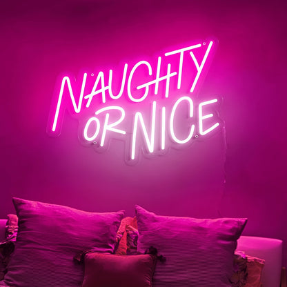 Naughty Or Nice Illuminate Your With Neon Charm | Shineneon