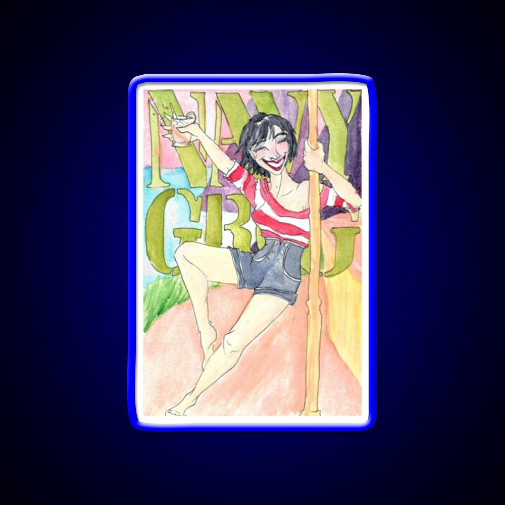 Navy Grog Man Cave Bar Led Neon Sign Rgb Color