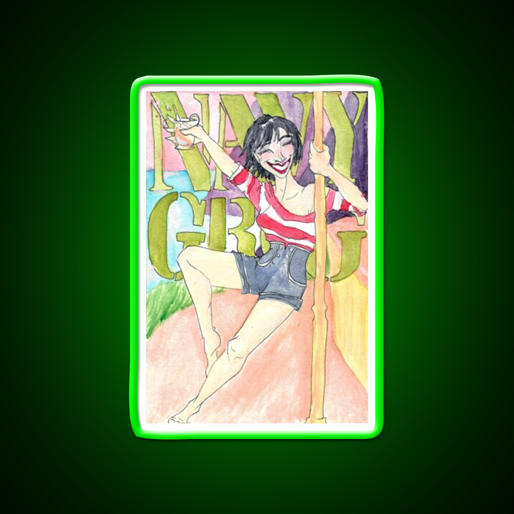 Navy Grog Man Cave Bar Led Neon Sign Rgb Color