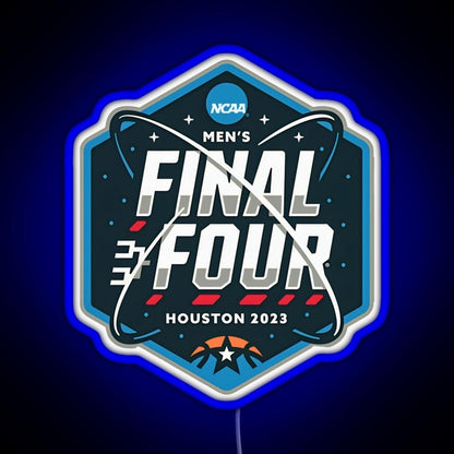 Ncaa Mens Final Four 2023 Houston Basketball Rgb Led Neon Sign Pop Wall Art - Shineneon