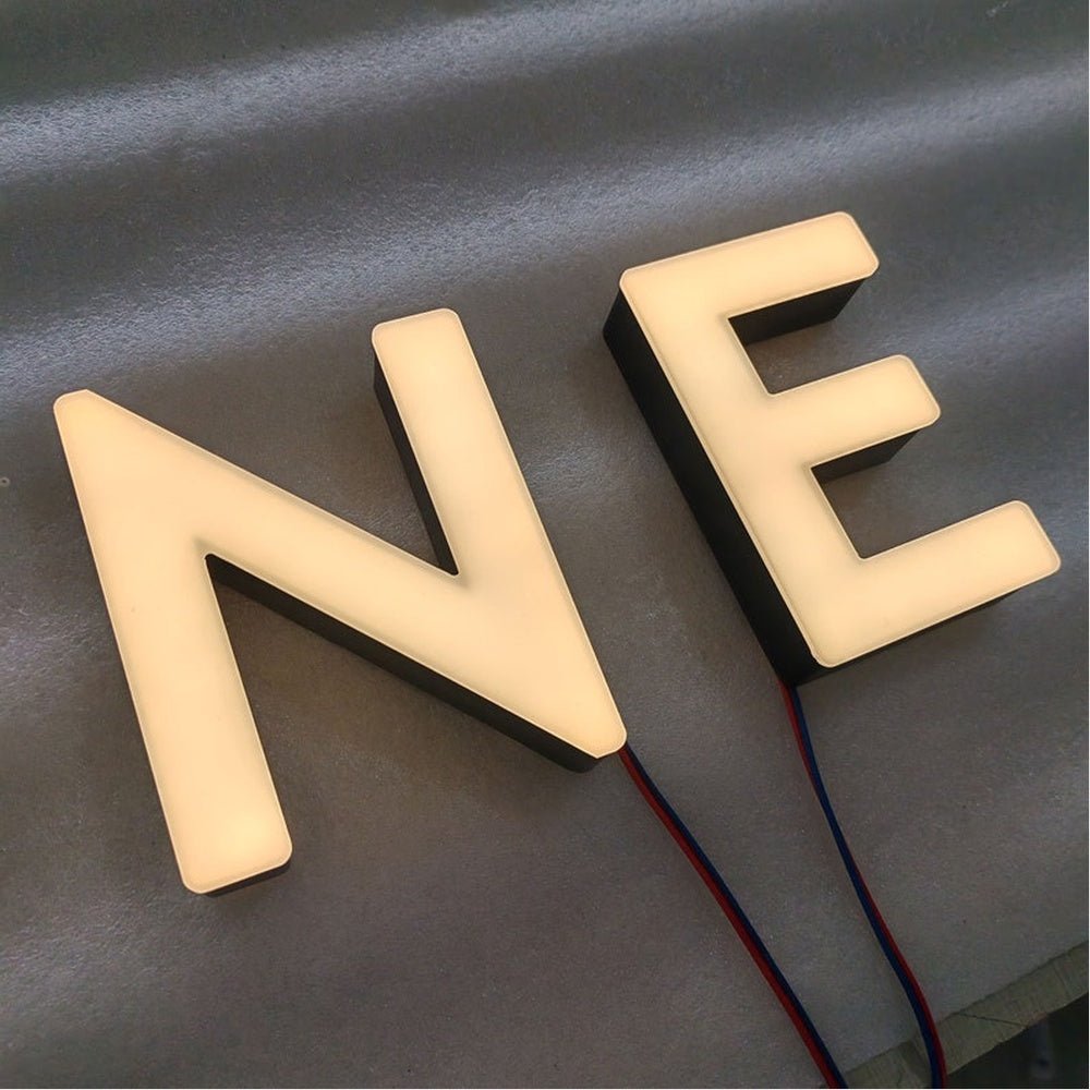 Ne 3D Frontlit And Backlit Channel Letter Led Light Sign - Shineneon