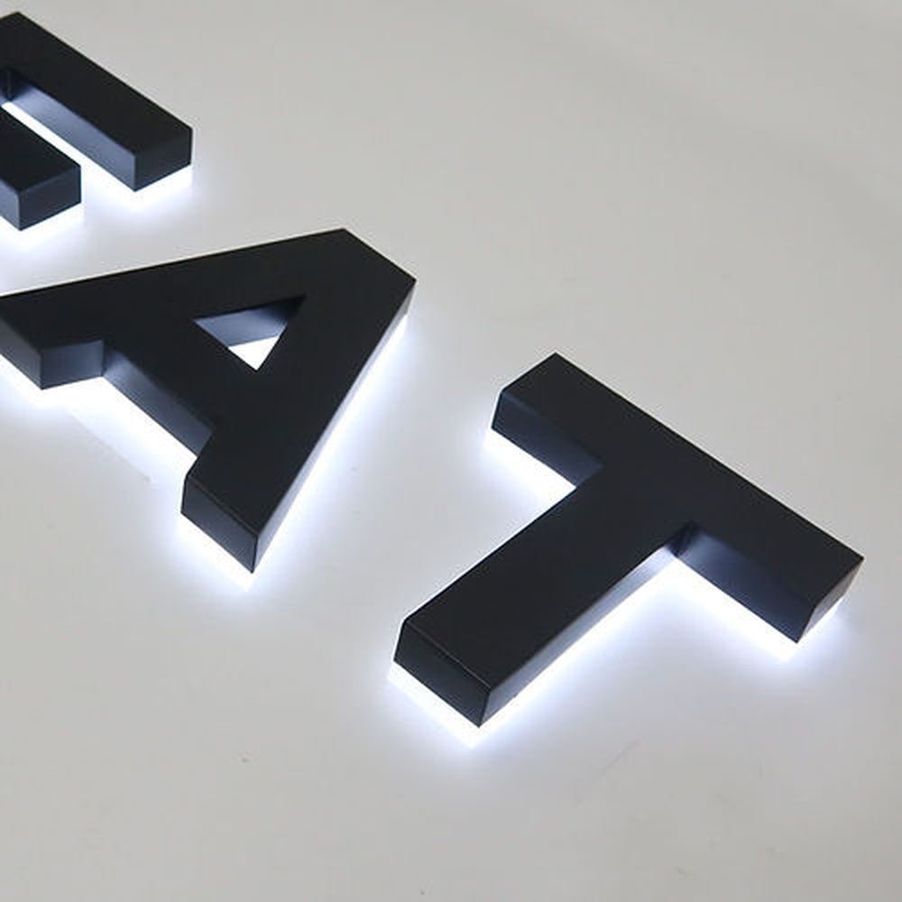 Neat 3D Backlit Channel Letters Led Light Sign - Shineneon