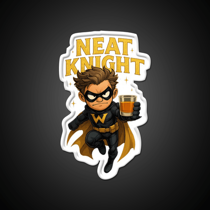 Neat Knight Whiskey Drink Bar Led Neon Sign Rgb Color - Shineneon