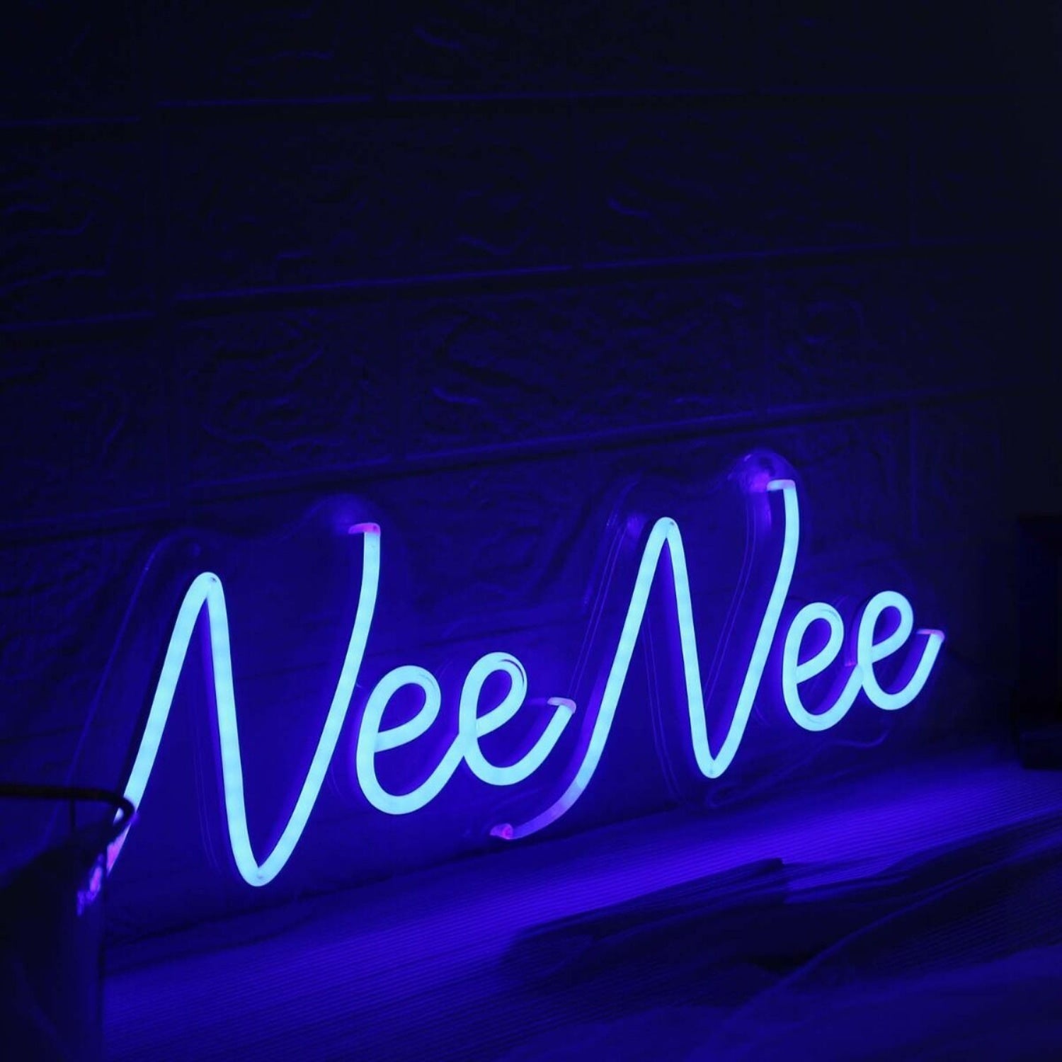 Nee Nee Blue Led Neon Sign - Shineneon