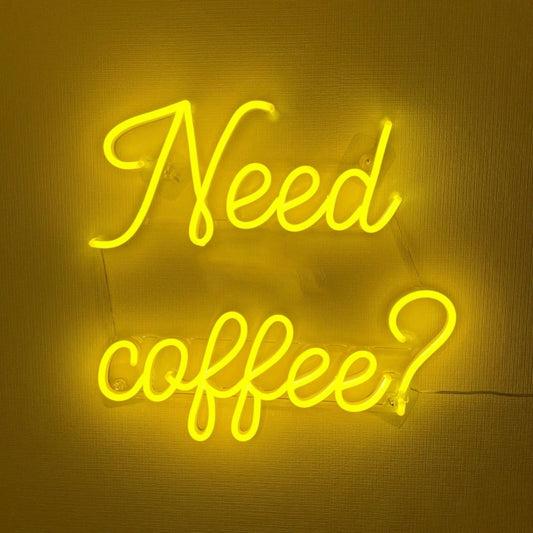 Need Coffee Led Sign Business Neon Signs