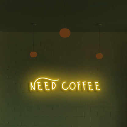 Need Coffee Neon Essential Fuel For Daily Grind | Shineneon